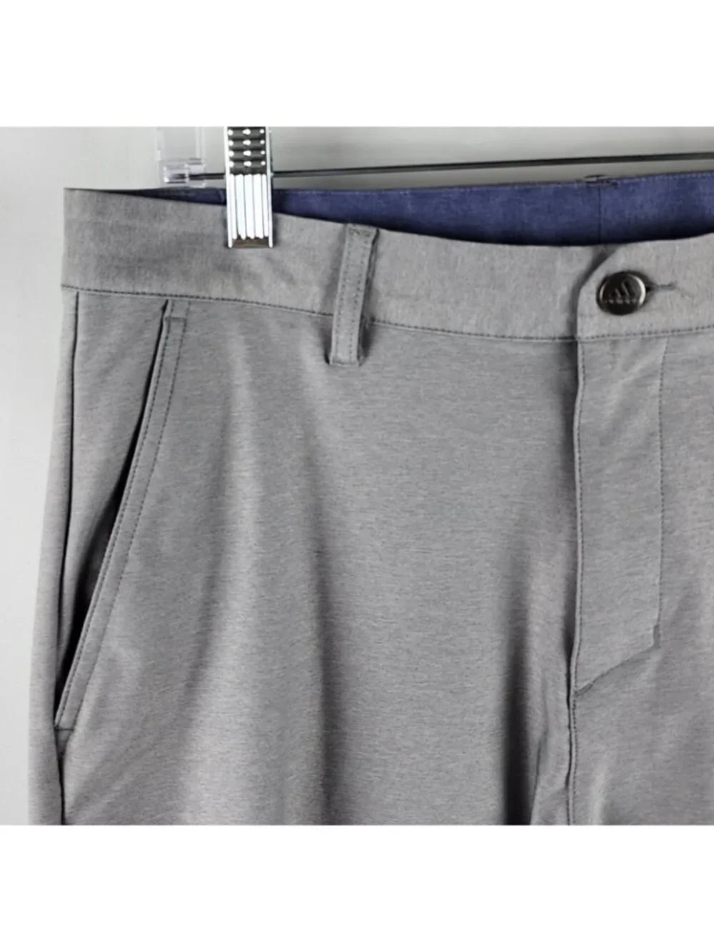 Adidas Pants Mens 30x30 Gray Adicross Range The 3 Stripes Tapered Leg Joggers